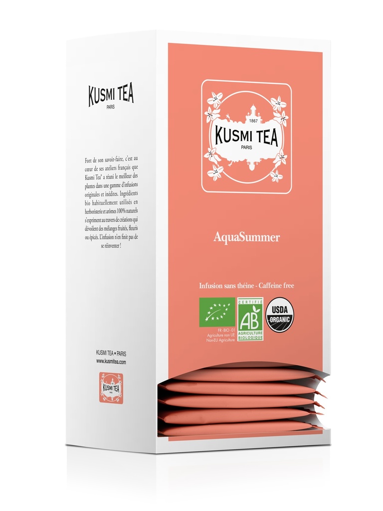 Kusmi Tea AquaSummer Bio - 25 Sachets