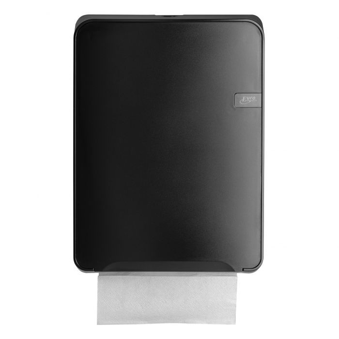QUARTZ BLACK HAND TOWEL DISPENSER