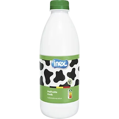Inex Semi-skimmed Milk PET (6 x 1L)