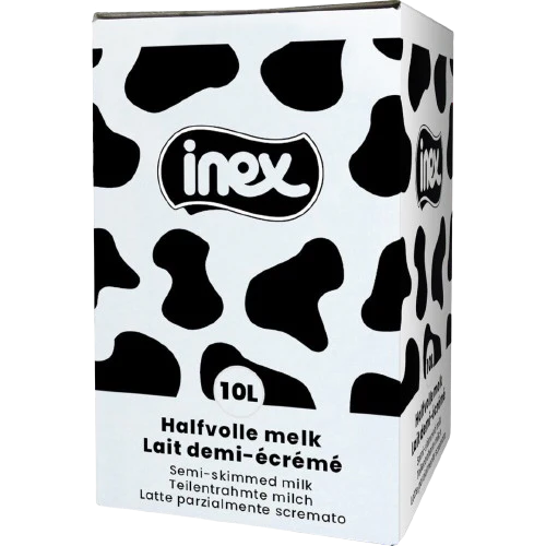 Inex Semi-skimmed Milk Carton (1 x 10L)