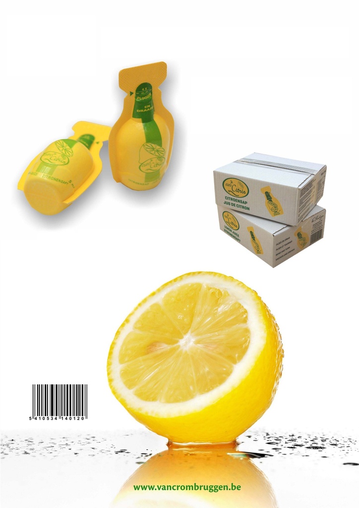 Citrio citroensap in porties 150 stuks