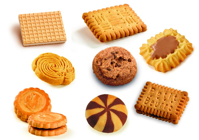 Biscuits sans chocolat 120 pièces.