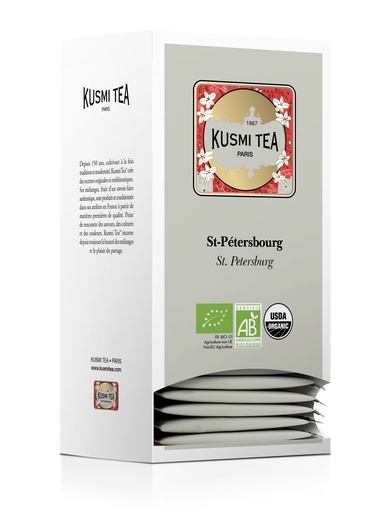 Kusmi Tea St-Pétersbourg Bio - 25 Tea bags