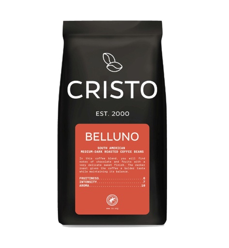 [KBN01] Cristo Belluno coffee beans 1 kg