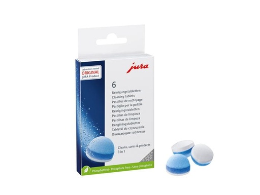 [TRN01] Tablettes de nettoyage Jura 6 stuks