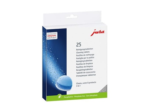 [TRN02] Tablettes de nettoyage Jura 25 stuks