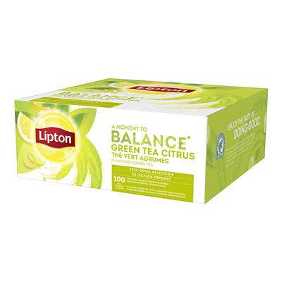 [VTH02] Lipton Thé Vert Citron 100 sachets.